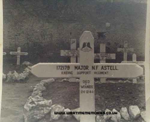 Photograph taken by my grandfather, Major Norman Astell's grave 